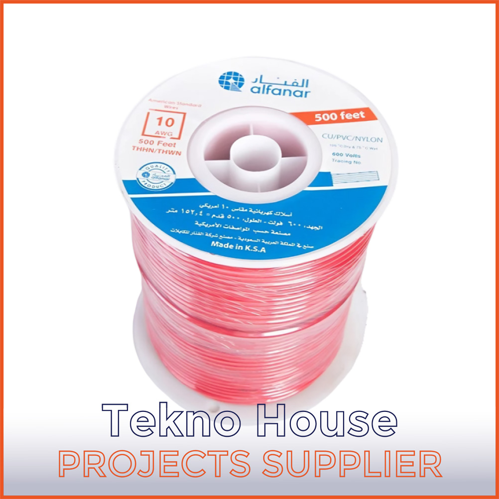 10 AWG مقاس 6 مم، 450/750 فولت - 500 قدم/152 متر